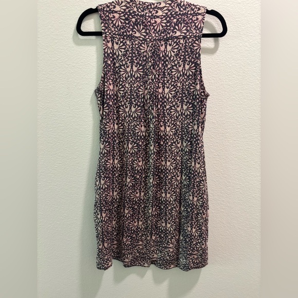 NWT Faherty Isha Pintucked Button Front Dress, size S - Picture 6 of 8